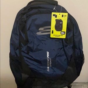 Backpack blue and black brand Skechers  sport